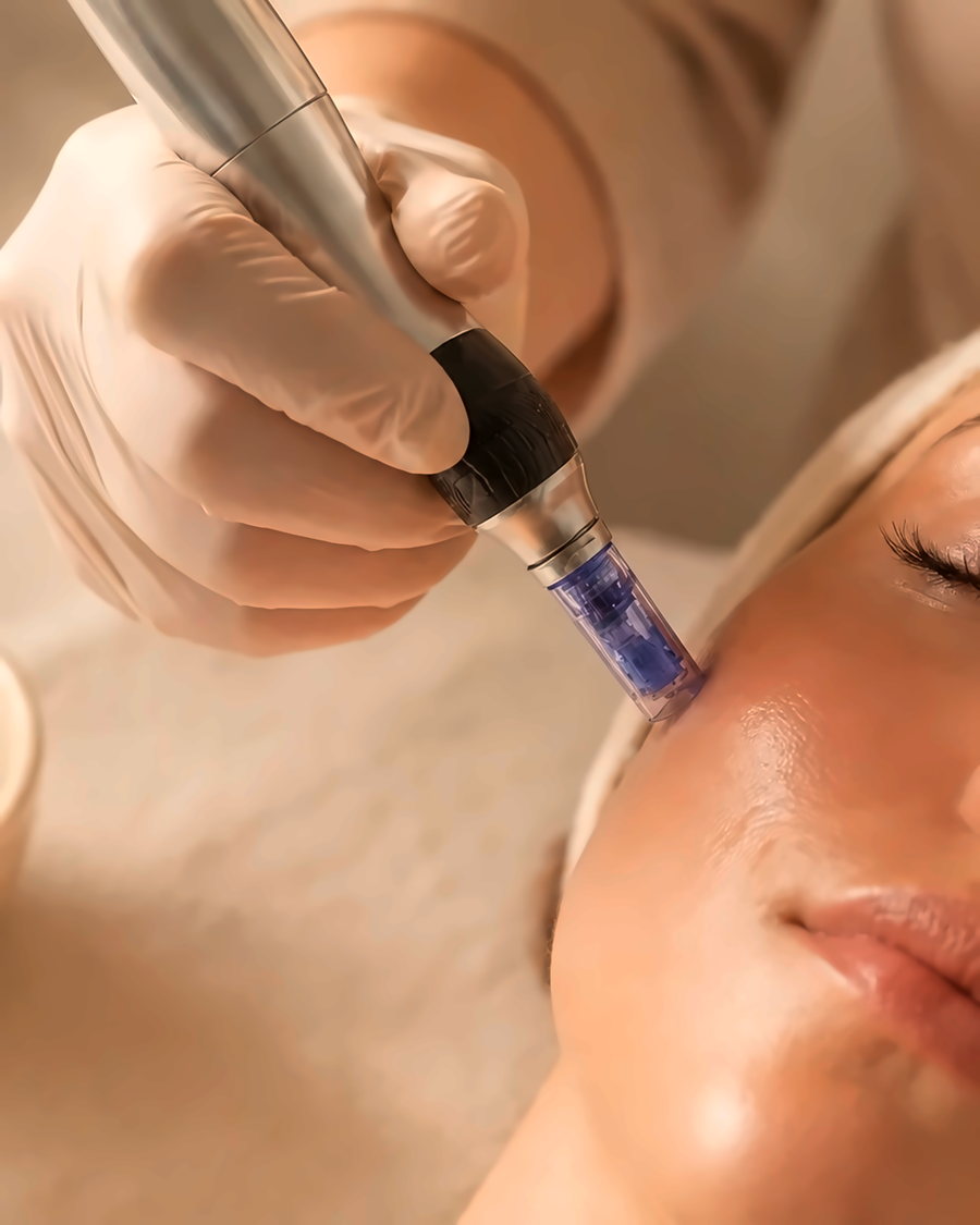 Tratamiento dermapen facial para renovación cutánea